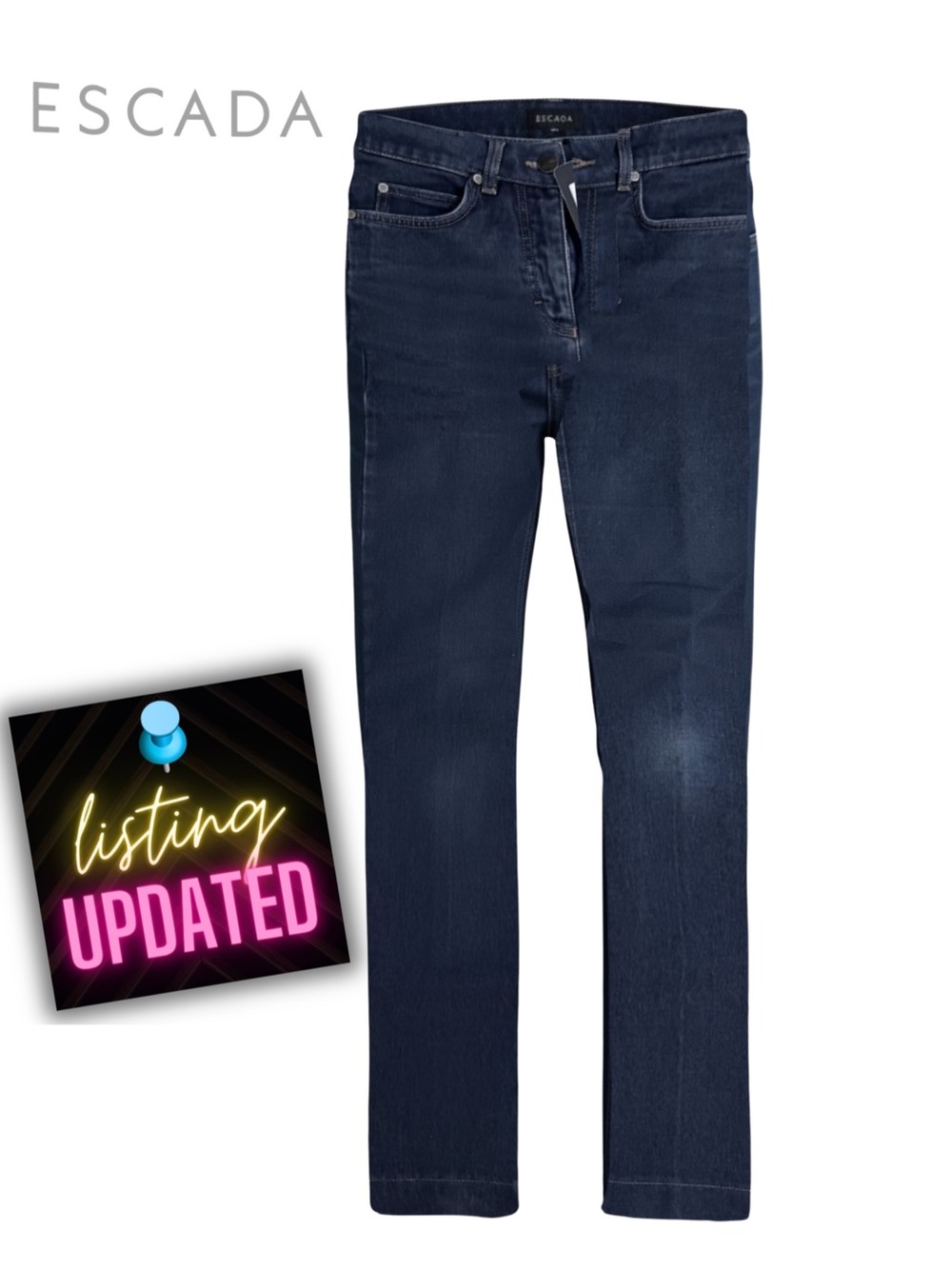 ESCADA new Straight Leg Denim Jeans